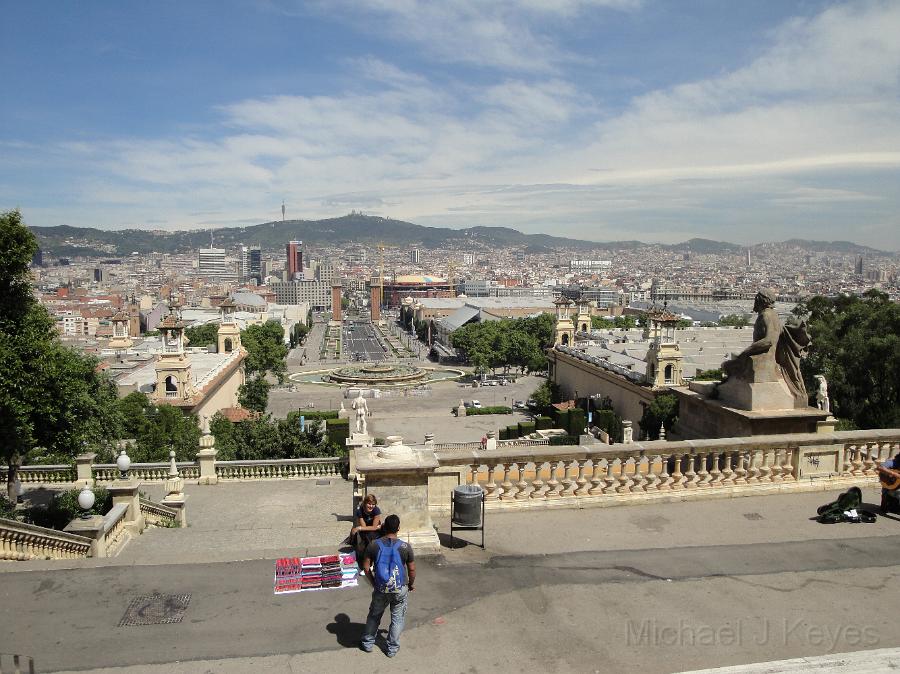 DSC01134.JPG - MNAC Fountains down to plaza Espanya