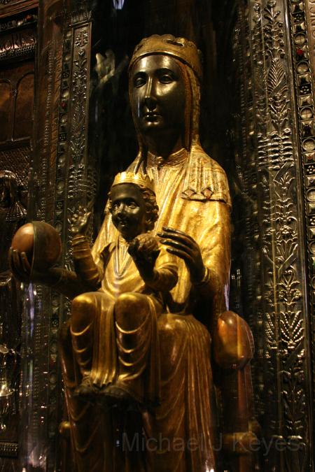 IMG_5716.JPG - Black Madonna, Carved wood, varnish has turnd black with age