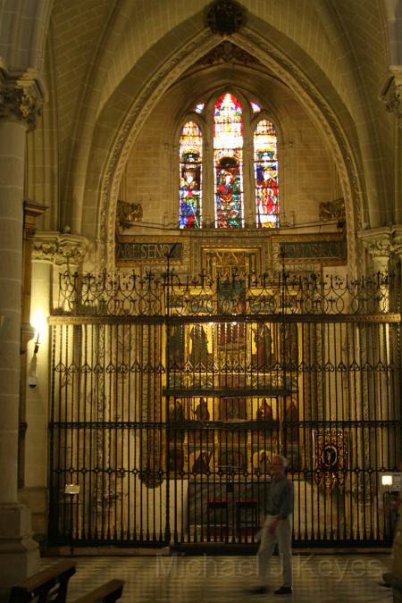 IMG_7880.JPG - Catedral Toledo, high Gothic style, and even though construction on it started in 1236, it wasnt finished until 1493.