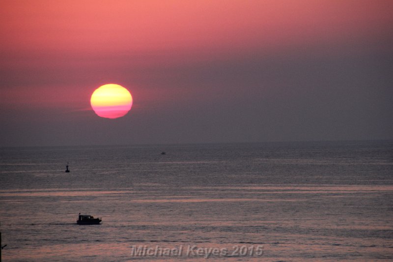 IMG_5458.JPG - Sunset from the Hotel in Kusudasi