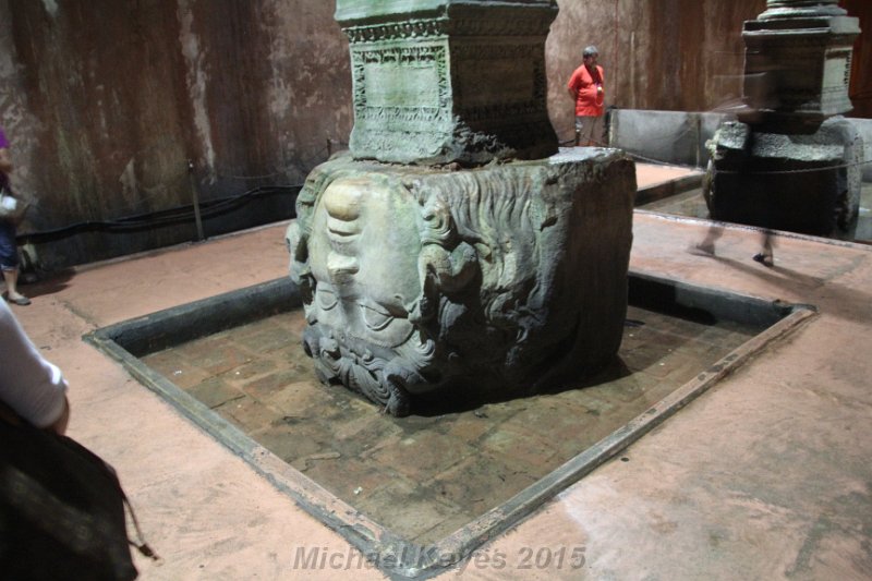 IMG_6665.JPG - Medusa Head Pillar at the Basliica Cistern