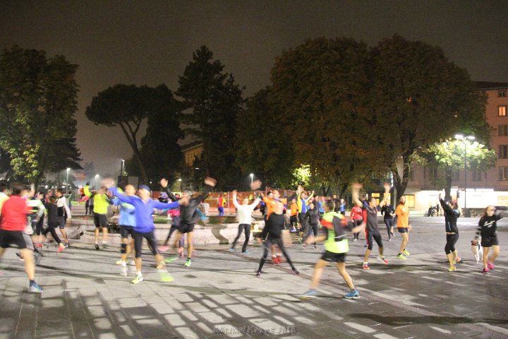 IMG_2283.JPG - Surprise at the Train station.  Some kind of exercise club out for a run near 10PM