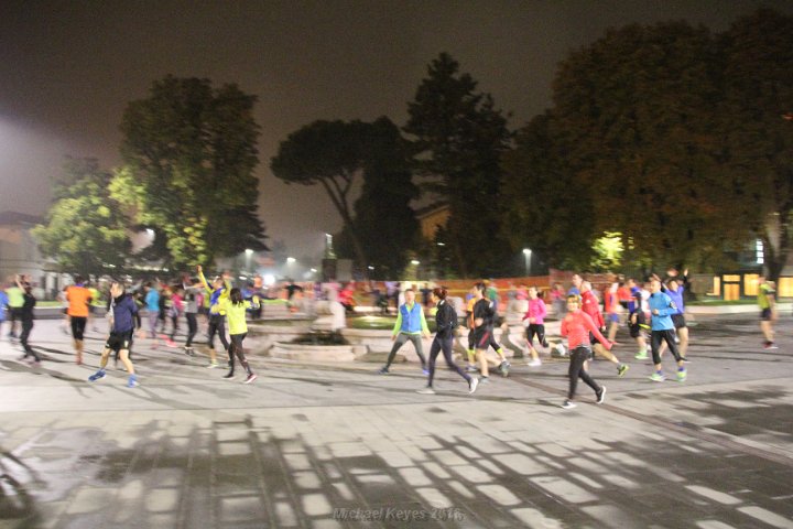 IMG_2285.JPG - Surprise at the Train station.  Some kind of exercise club out for a run near 10PM