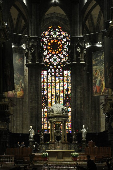 IMG_1903.JPG - and the alter  with stained glass 