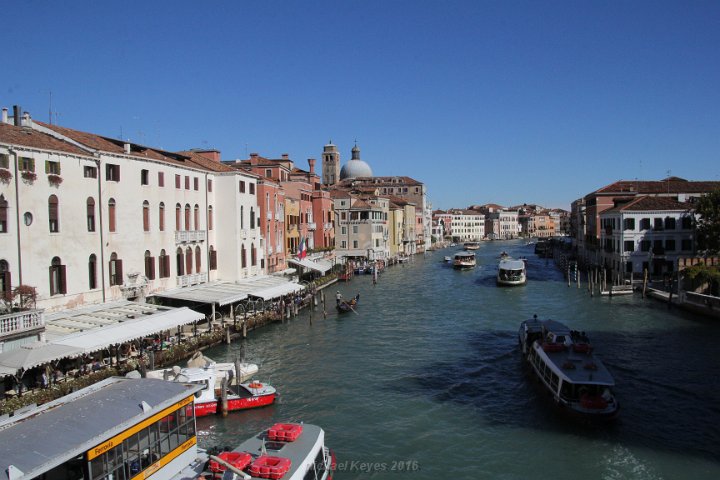 IMG_2504.JPG - Arriving at the main train station crossing over the Grand Canal.    Lee had a great idea to walk in an area called Zattere which from this perspective is over to the right.... 