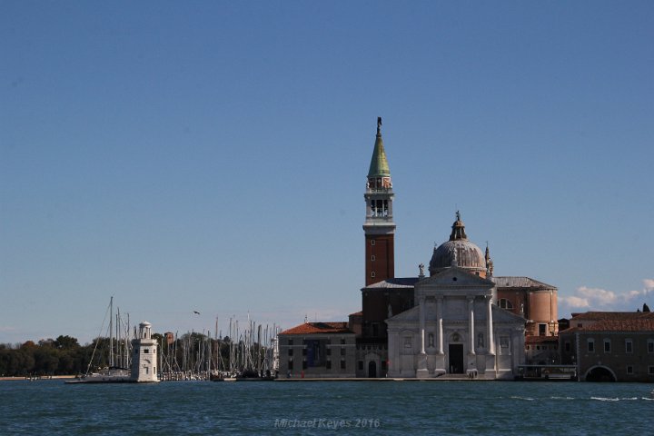 IMG_2561.JPG - The church of San Giorgio Maggiore... a Palladian Church... Make note of the Sailboats and the lighthouse for sunset photos later. 