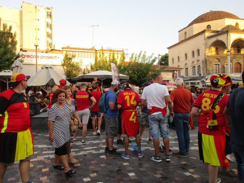 IMG_0787.JPG - Athens Flea market, Filled with soccer player wannabees... 