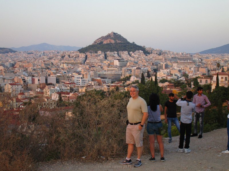 IMG_0795.JPG - Areopagus Hill (Mars Hill) view ... with Lycabettus hill in the background