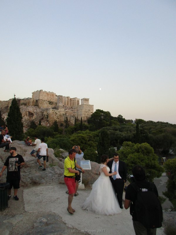 IMG_0810.JPG - Areopagus Hill (Mars Hill), and wedding dress up photo shoot time. 