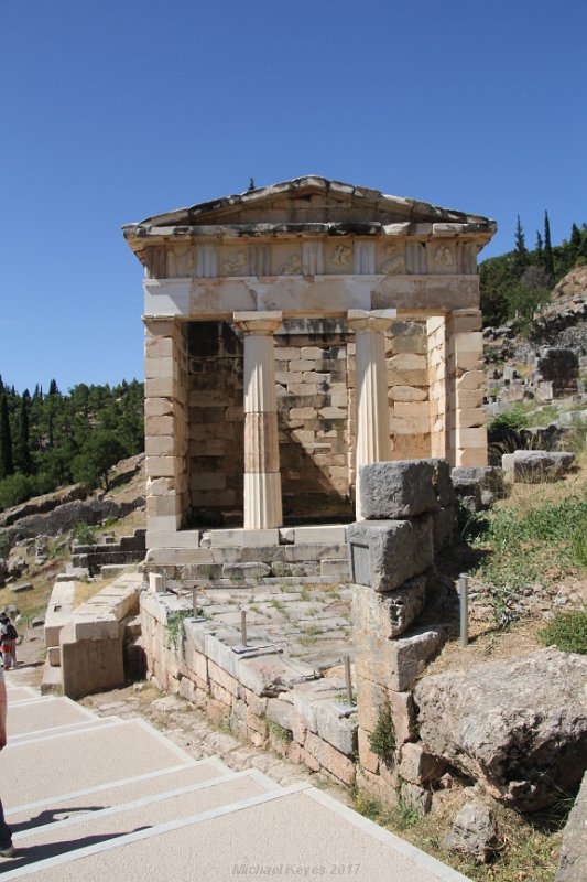 IMG_6201.JPG - Treasury of the Athenians at Delphi. 